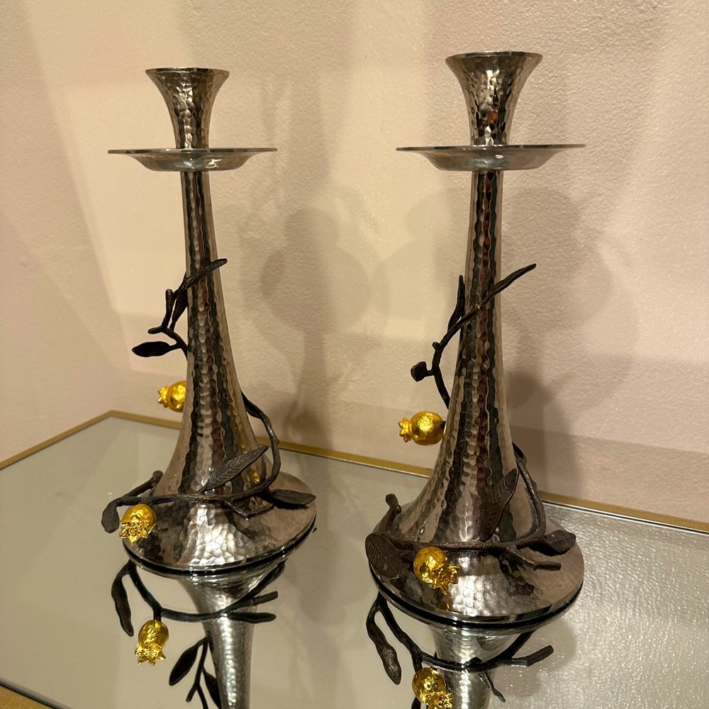MICHAEL ARAM POMEGRANATE COLLECTION 2 - SET CANDLE HOLDER